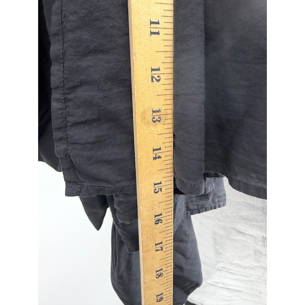 Xirena Boden Dress Womens Large Black Cotton Maxi Button Down Long Sleeve NEW - Picture 9 of 9
